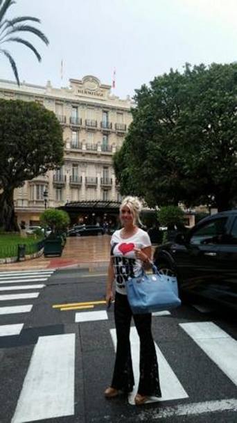 Wanda Nara a Monte Carlo. Con lei anche il marito Mauro Icardi, che alcune voci danno molto vicino al Monaco (da Twitter)